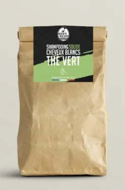 Shampoing Solide Homme Cheveux Blancs Au Thé Vert