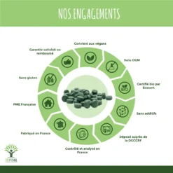 Spiruline Bio "énergie" Complément Alimentaire 1 200 Comprimés -Boutique Ipheos 86885d216858aed19e16fd196063c053 4 spiruline bio bioptimal complement alimentaire bcaa superaliment energie sport 65 proteines 17 phycocyanine certification ecocert engagement