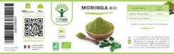 Moringa Bio "antioxydant" Complément Alimentaire Bio 200 Gélules -Boutique Ipheos 86b2d9caa787ef50980e238f86088452 a6 poudre de moringa bio bioptimal complement alimentaire oleifera fatigue vitamine a c e made in france certifie etiquette pilulier