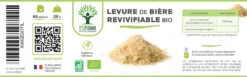 Levure De Bière Bio "peau Cheveux" Complément Alimentaire 60 Gélules -Boutique Ipheos 879d6000df0d0a7e98ab569df65997b0 7 levure de biere revivifiable bio bioptimal complement alimentaire digestion ongles cheveux barbe fabrique en france etiquette pilulier