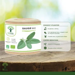 "ménopause" Complément Alimentaire à La Sauge Bio60 Gélules