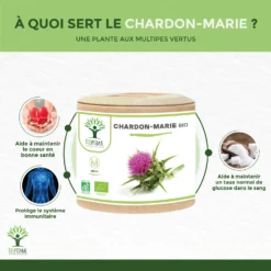 Chardon Marie Pur "détox" 60 Gélules Complément Alimentaire Bio -Boutique Ipheos 8b99f461fc5519079d3ee38a28f3f9b0 2 chardon marie bio 60 gelules detox racine feuille fleur france