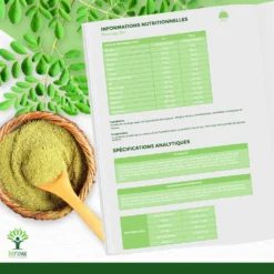 Complément Alimentaire Bio"antioxydant" Poudre De Moringa 100g
