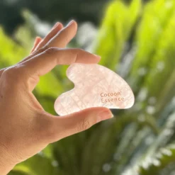 Set Gua Sha Pierre Quartz Rose Cocoon'Essence