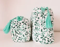 Trousse De Toilette Facile à Nettoyer Grâce à L'intérieur Enduit, Made In France, Aumyana