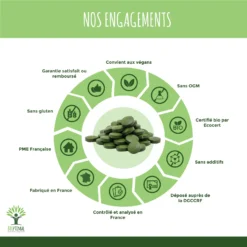 Complément Alimentaire Bio 100% Poudre "Chlorelle" 150 Comprimés -Boutique Ipheos 922496d0a67e5f61af75ed7d2ee31f5c 4 chlorella bio bioptimal complement alimentaire proteine vitamine b12 superaliment conditionne en france certifie ecocert engagements