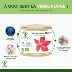 Vigne Rouge Bio - Complément Alimentaire - Vegan