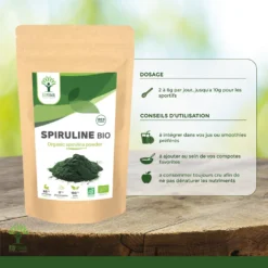 Spiruline Bio En Poudre"énergie" Complément Alimentaire 100g -Boutique Ipheos 9a929555241ffb88971112c2a31e02b4 5 spiruline bio bioptimal complement alimentaire bcaa superaliment energie sport 65 proteines certification ecocert conseil dutilisation
