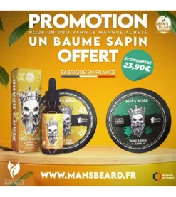 Huile Pour Barbe Et Baume Senteur Vanille Et Mangue Made In France