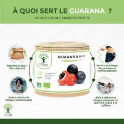 Complément Alimentaire Bio Guarana" Minceur" 60 Gélules -Boutique Ipheos a28089dbe954274fa2d6423dc1c43533 2 guarana bio 60 gelules complement alimentaire minceur brule de graisse ventre coupe faim cafeine energie amazon france