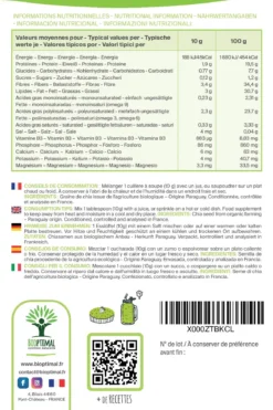 Graines De Chia Bio "minceur Transit"Complément Alimentaire150g -Boutique Ipheos a34311301c0ba5ffb42861d45771168b 8 graines de chia bioptimal graines de chia bio superaliment omega 3 transit made in france certifie par ecocert 150g