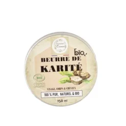 Pur Beurre De Karité Bio, Idéal Pour Les Cheveux Secs Et Abimés, Naturel Et Fabriqué En France -Boutique Ipheos a465fd4c3659ed728ac1b55912cbe3df 1 beurre karite