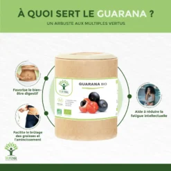 Guarana Minceur, Brule Graisse Bio Complément Alimentaire200 Gélules -Boutique Ipheos aac04657eb22e52d9edcb86e02a2089f 2 guarana bio 200 gelules complement alimentaire minceur brule de graisse ventre coupe faim cafeine energie amazon france