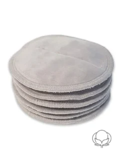 Lot De 6 Disques Démaquillants Bio Lavables Pour Peaux Sensibles