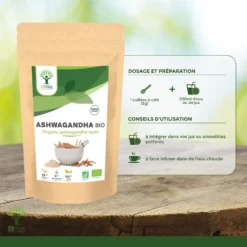 Complément Alimentaire Bio à L'ashwagandha "sommeil" 300g -Boutique Ipheos b2e8e04ed23c83ee81f7cd265d4059e7 5 ashwagandha bio bioptimal complement alimentaire poudre superaliment conditionne en france certifie ecocert 100g conseil dutilisation