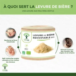 Levure De Bière Bio "peau Cheveux" Complément Alimentaire 60 Gélules -Boutique Ipheos b7f968602d156839aacd67236ab89101 2 levure de biere revivifiable bio bienfaits bioptimal complement alimentaire digestion ongles cheveux barbe france