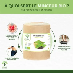 Thé Minceur Brûle Graisse , Thé Vert Bio "Perte De Poids" 200 Gélules