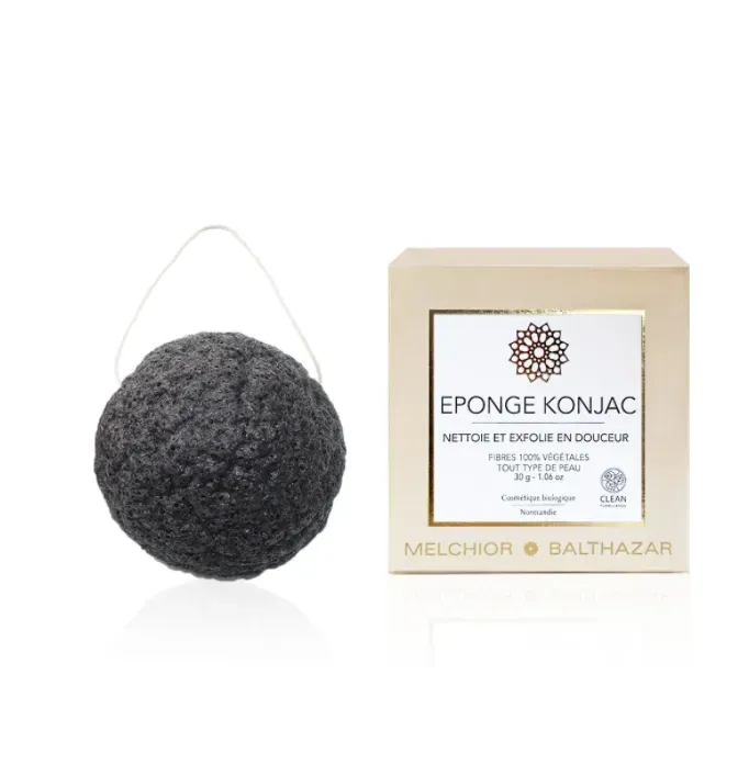 Eponge Konjac Visage Exfoliante 100% Végétale Et Biodégradable 3 Eponge Konjac Visage Exfoliante 100% Végétale Et Biodégradable – Image 3