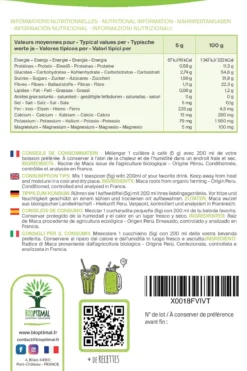 Maca Jaune Bio "énergie Sexualité" Complément Alimentaire 100g -Boutique Ipheos bca3e007f5c584599b71b9e97bbfa986 7 maca bio bioptimal bcaa complement alimentaire superaliment poudre energie fertilite aphrodisiaque conditionne en france certifie ecocert 100g