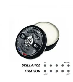 Cire Coiffante Homme Fixation Forte Effet Brillant Made In France