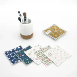 Carrés Démaquillants Lavable Coton Biologique Certifié GOTS