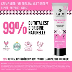 Crème Bio Pour Mains Et Ongles "Nutri-velours" Fabriquée En France -Boutique Ipheos c4dae8989513f4d1f7d9acc9dd8cf0ab composition