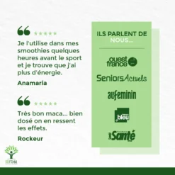 Complément Alimentaire Bio Au Maca Jaune "énergie Sexualité" 300g -Boutique Ipheos c606ef92bb7e53b6a9918b8265788c9b 6 maca bio bioptimal bcaa complement alimentaire superaliment poudre energie fertilite aphrodisiaque 100 g