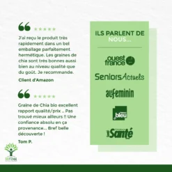 Complément Alimentaire Bio Graines De Chia "minceur Transit" 1kg