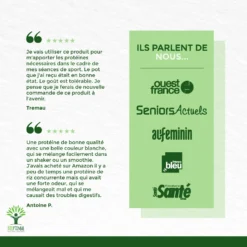 Complément Alimentaire "Protéine De Riz Bio " Sport 500g Ecocert