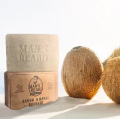 Savon à Barbe Exfoliant Senteur Coconut 100% Naturel Et Français 100gr