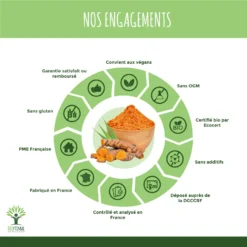 Complément Alimentaire Bio Curcuma "digestion" 60 Gélules -Boutique Ipheos d0bc41f970c045d5f3895f211524c3ad 5 curcuma bio en gelule complement alimentaire piperine articulations antioxydant 200 gelules