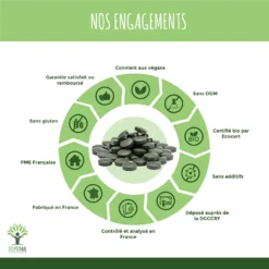 Complément Alimentaire Bio à La Chlorelle Et Spiruline 150 Comprimés -Boutique Ipheos d3daa4c916b0ac04d5ce8bd9ae979fbe 4 spiruline et chlorella bio bioptimal complement alimentaire 63 proteine 12 bcaa vitamine b12 superaliment 150 comprimes engagements