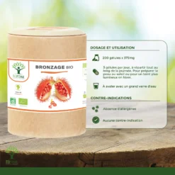 Autobronzant Naturel Bio Complément Alimentairevegan 200 Gélules -Boutique Ipheos d7f813b26369930cddf99a7d0df2af4d 4 bronzage bio 200 gelules complement alimentaire autobronzant naturel teint hale preparation au soleil peau uv urucum amazon