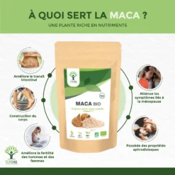 Maca Jaune Bio "énergie Sexualité" Complément Alimentaire 100g -Boutique Ipheos dba5ebcfeda3dca1c4fe29ab1a6e0b88 2 maca bio bioptimal bcaa complement alimentaire superaliment poudre energie fertilite aphrodisiaque conditionne en france certifie ecocert 100g bienfaits