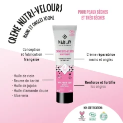 Crème Bio Pour Mains Et Ongles "Nutri-velours" Fabriquée En France -Boutique Ipheos dc01eb50ed03a122fceb0f2da18758e4 creme nutri velours 01