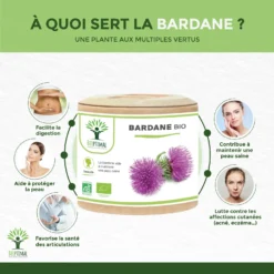 Complément Alimentaire Bio Barbane "peau Grasse Acné" 60 Gélules -Boutique Ipheos e031c25d3c0fcb9af164e2c95646f80e 2 bardane bio en gelule 60 gelules complement alimentaire peau grasse amazon france