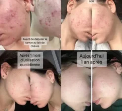 Savon Au Lait De Chèvre Au Beurre De Karité Sans Parfum - Visage Bio