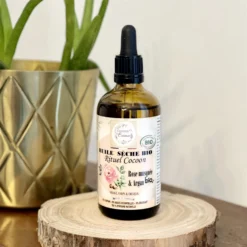 Huile Sèche Bio "Rituel Cocoon" Argan Rose Musquée Cocoon'Essence, Naturelle Et Fabriquée En France