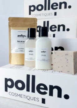 Coffret POLLEN COSMETIQUES Lait D'avoine - Fabriqué En Provence