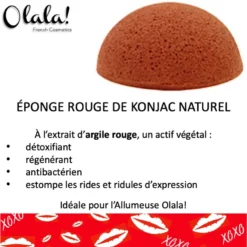Lot De 5 éponges Konjac Et Support, Olala Cosmétics -Boutique Ipheos e4d418c055bc008be0dce86c371efff6 pack 5 eponges konjac naturelles couleurs 4