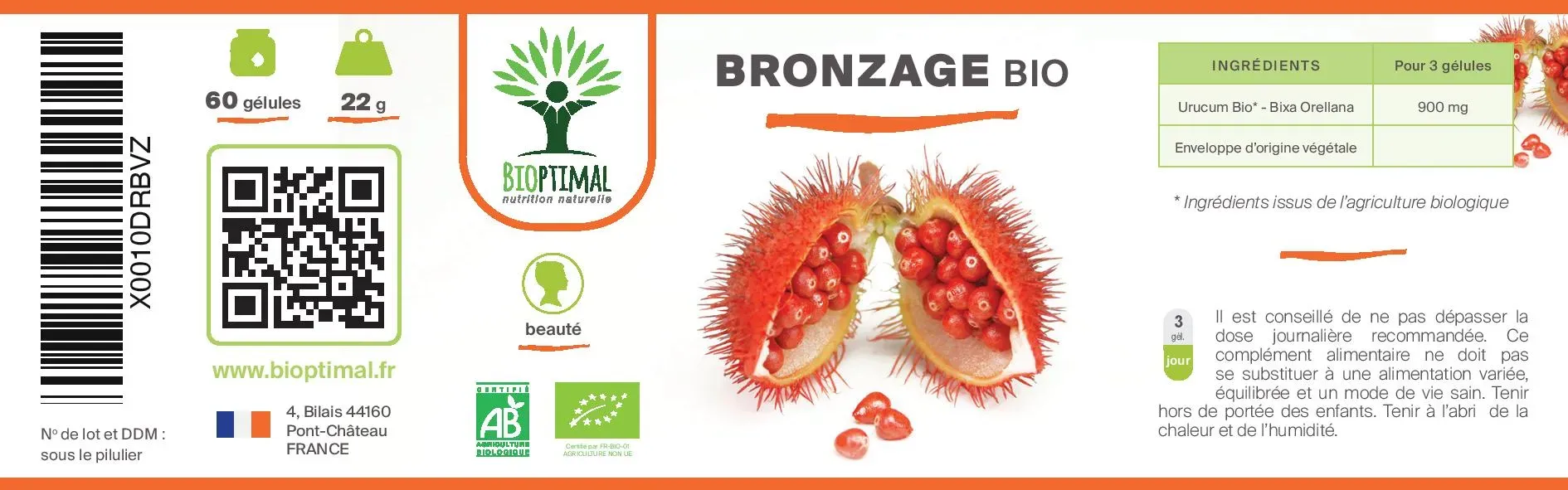 Complément Alimentaire Autobronzant Naturel Bio Et Vegan 60 Gélules 5 Complément Alimentaire Autobronzant Naturel Bio Et Vegan 60 Gélules – Image 5
