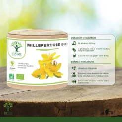 Complément Alimentaire Bio Millepertuis "stress Anxiété" 60 Gélules -Boutique Ipheos e80125de27395545aa8baed71dd89587 5 millepertuis bioptimal complement alimentaire bio cure 1 mois fabrique en france certifie par ecocert 60 gelules 2