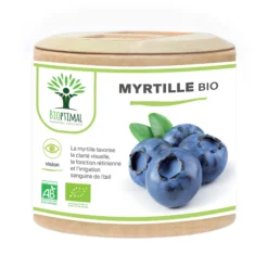 Complément Alimentaire Bio à La Myrtille "clarté Visuelle" 200 Gélules -Boutique Ipheos f5fe6642cc9d4162ce0fb5773f82501f 1 myrtille bio bioptimal complement alimentaire clarte visuelle vision yeux fabrique en france certifie par ecocert 60 gelules