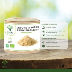 Levure De Bière Bio "peau Cheveux" Complément Alimentaire 60 Gélules -Boutique Ipheos f7ab178e1feea62edfb7f811f41c3969 5 levure de biere revivifiable bio bioptimal complement alimentaire digestion ongles cheveux barbe fabrique en france conseil dutilisati