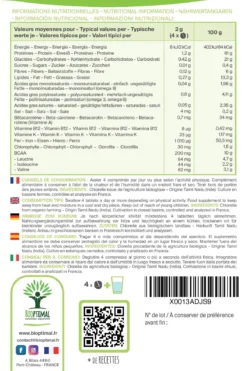 Complément Alimentaire Bio 100% Poudre "Chlorelle" 150 Comprimés -Boutique Ipheos fa4cc37346406555cda3aa44d944b9a6 7 chlorelle bio 150 comprimes energie detox proteines fabrique en france bioptimal
