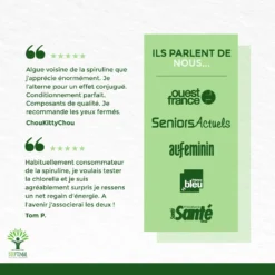 Complément Alimentaire Bio 100% Poudre "Chlorelle" 300 Comprimés -Boutique Ipheos fb3b2142e37bd3a3b2fe95658b600c77 6 chlorella bio bioptimal complement alimentaire proteine vitamine b12 superaliment conditionne en france certifie ecocert bienfaits 150 comprimes