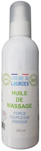 HUILE DE MASSAGEMuscles Articulations 200ml, Creme De Lourdes